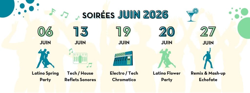 soirées du mois de juin
